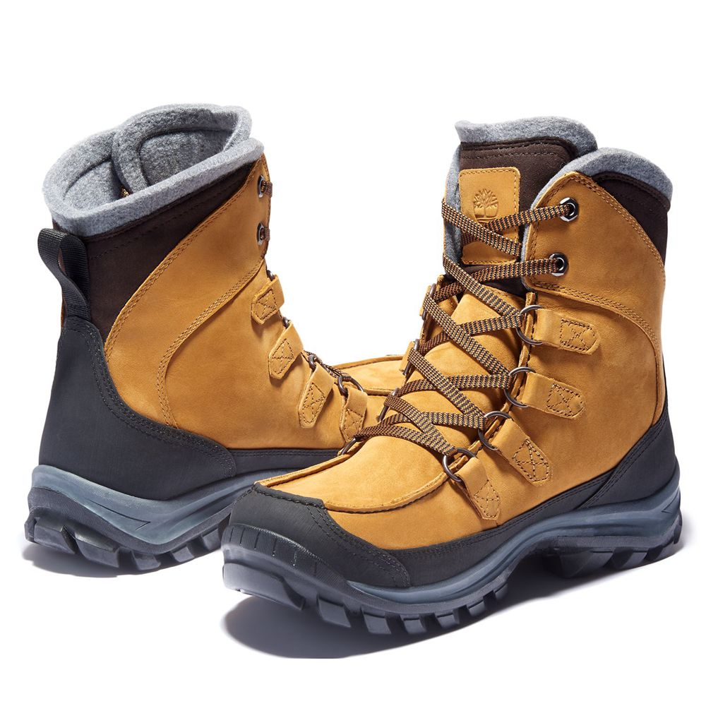 Ghete Iarna Timberland Barbati Maro/Negrii - Chillberg Insulated - Romania - QKSGNH015